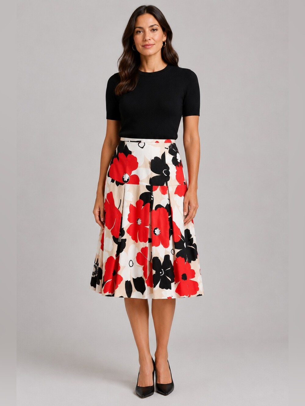 Lucy & Laurel Floral Skirt